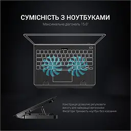 Підставка для ноутбука GamePro CP413 [111015] - мініатюра 11