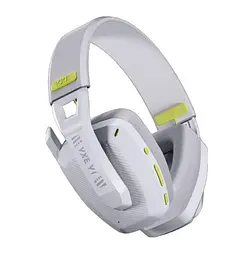 Ігрові бездротові навушники VGN VXE Siren V1 / Два режими підключення / White