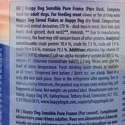 Вологий корм для собак Happy Dog Sens Pure Ente, з качкою, 800 г - мініатюра 6