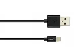 Кабель Canyon (CNS-MFICAB01B) USB - Lightning 1м, Black - мініатюра 2