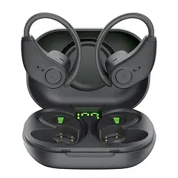 Бездротові навушники Bluedio S6 V2 Bluetooth із зарядним чохлом Чорні - мініатюра 2