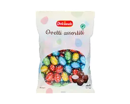 Цукерки шоколадні Dolciando Ovetti Assortiti 850 г.