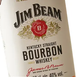 Віскі Jim Beam White Kentucky Staright Bourbon Whiskey, 40%, 1,5 л - мініатюра 5