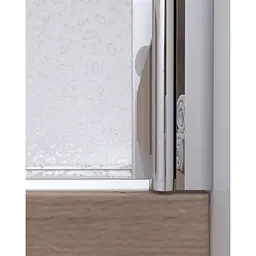 Шторка для ванни Qtap Standard CRM407513APR Pear, Права, матовий, хром - мініатюра 4