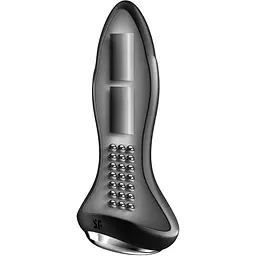 Анальна смарт-вібропробка із перлинним масажем Satisfyer Rotator Plug 1+ Black - мініатюра 3