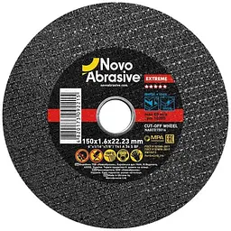 Диск вiдрiзний по металу NovoAbrasive 150мм х 1,6мм х 22,23мм Extreme 41