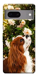 TPU чохол Demsky Flower spaniel для Google Pixel 7