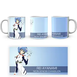 Кухоль GeekLand Evangelion Євангеліон Рей EVA 002.22 330 мл білий - мініатюра 4