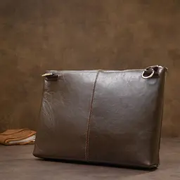Чоловіча шкіряна сумка для ноутбука GRANDE PELLE 36х25х1,5 см sum0015578 - мініатюра 8