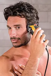 Moser Машинка для стрижки Wahl Close Cut Pro Clipper, від мережі, вібраційний мотор, насадок-6, кейс, сталь, жовтий - мініатюра 4