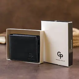 Шкіряне чоловіче портмоне GRANDE PELLE 11х9х2 см acs0027534 - мініатюра 10