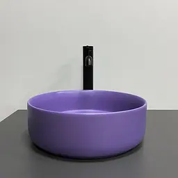 Умивальник VBI Prato lavender matt накладний VBI-011412, Синій - мініатюра 4