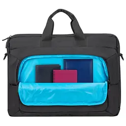 Сумка для ноутбука 15.6" 7531 Alpendorf, Black RivaCase (7531Black) - мініатюра 7