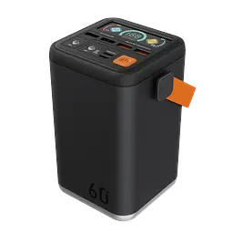 Потужний Повербанк Великої Ємності на 60000 mAh 45W із Швидкою Зарядкою Type C O2 Project Power Bank 60000mah YT-2030 для роутера - мініатюра 9