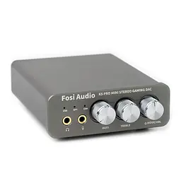 Конвертер звуку SPDIF/Coaxial на RCA/3.5 Fosi Audio K5 Pro black