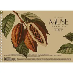 Альбом Muse Drawing на спіралі A4 30 аркушів в асортименті (PB-SC-030-346) - мініатюра 3