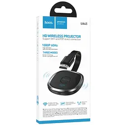 Адаптер Bluetooth Hoco UA45 HD wireless projector Black - мініатюра 2
