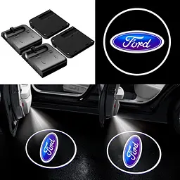 Картридж-вставка логотипу Ford на двері 1 шт. - мініатюра 2