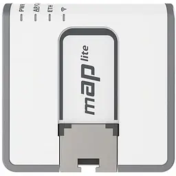 Точка доступу Mikrotik RBmAPL-2nD mAP lite with 650Mhz CPU, 64MB RAM, 1xLAN, built-in Dual Chain 2.4 (RBmAPL-2nD)