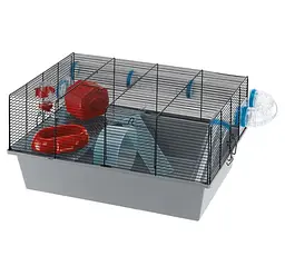 Клітка для гризунів Ferplast Milos Large сіра 58х38х30.5 см 57010617