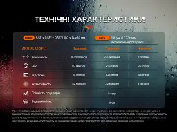 Тактична ручка Fenix T6 з ліхтариком Blue (T6-Blue) - мініатюра 10