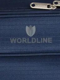 Дорожня сумка на колесах велика L Worldline 898/75 75×34.5×36см 91.8л Синій - мініатюра 12