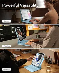 Чохол для iPad Pro 13 дюймів ESR (M5/M4, 2025/2024), чохол для iPad Pro 13 з магнітною підставкою Easy-Set, портретний/піднятий - мініатюра 6
