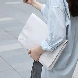 Сумка для ноутбука Baseus Folding Series Laptop Sleeve 13" (LBZD-A02) Creamy-білий - мініатюра 3