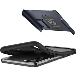 Оригінальний чохол із підставкою Spigen Slim Armor для Samsung Galaxy S22 Plus (6.6") Slate (ACS03978) - мініатюра 10