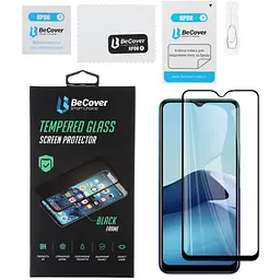 Захисне скло BeCover для Vivo Y20 Black (706485) - мініатюра 2