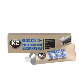 Паста для механічного полірування кузова К2 Ultra Cut C3+ туба 100 г 