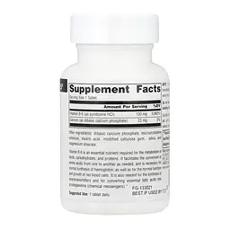 Вітамін B6 Source Naturals 100 мг (Vitamin B-6) - 100 таблеток - мініатюра 2