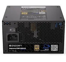 Блок живлення ENDORFY Supremo FM6 1000W 80+ Gold ATX 3.1 (EY7A011) U1 - мініатюра 9
