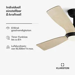 Стельовий вентилятор Klarstein Fiji Flow (10046091) - мініатюра 2
