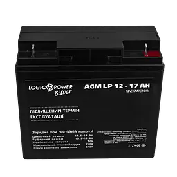 Акумулятор AGM LP 12V - 17 Ah Silver - мініатюра 2