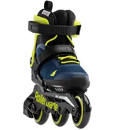 Дитячі ролики Rollerblade Microblade 3WD 36,5-40 Синій-Жовтий - мініатюра 3
