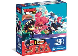 Пазл Clementoni Бойовий напір, Бравл Старс (Brawl Stars - Battle Rush Puzzle - 180 pcs.), 180 ел. (29803)
