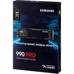 Накопичувач SSD Samsung m.2 NVMe 2TB 990 Pro Pascal TLC 7450/6900MB/s (MZ-V9P2T0BW) - мініатюра 6