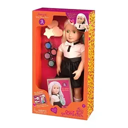 Лялька Our Generation Модний колорист, Емі з аксесуарами, 46 см (BD31084Z) - мініатюра 4