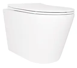 Унітаз підвісний Qtap Scorpio Ultra Quiet, з сидінням Slim Duroplast/ Soft-close/ Quick relase QT14332380ASW