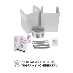 Витяжка декоративна похила Perfelli VICCO 5HM BIANCO - мініатюра 9
