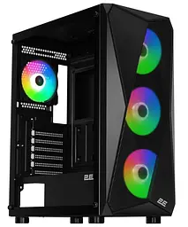 Корпус 2E GAMING Aruba G3313B ARGB без БП Black (2E-G3313B) - мініатюра 1