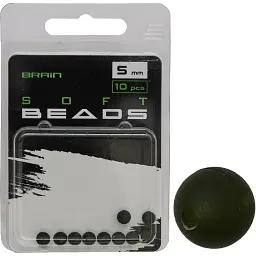 Намистина Brain Soft Beads 5mm (10 шт/уп) Green SGXA-CA01-5