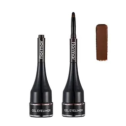 Підводка для очей гелева Flormar Gel Eyeliner, 2,2 г, GE03 - Bole Brown Коричневий