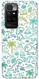 TPU чохол Demsky Dino pattern для Xiaomi Redmi 10