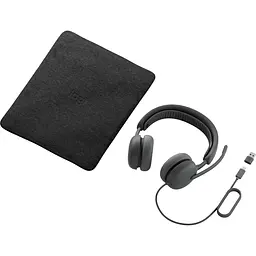 Комп'ютерна гарнітура Logitech Zone Wired 2 for Business USB-A/C Graphite (981-001618) - мініатюра 5