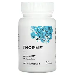 Метилкобаламін Thorne Methylcobalamin, 60 вегакапсул