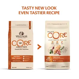 Сухий корм для дорослих котів Wellness CORE Adult Original з індичкою та куркою 1.75кг - мініатюра 5