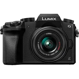 Бездзеркальний фотоапарат Panasonic Lumix DC-G7 Kit 14-42mm f/3.5-5.6 Black [DMC-G7KEE-K] UA [121458] - мініатюра 4