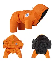 Комбінезон для собак та котів EcoToys Orange XXXL помаранчевий A: 42 см B: 57 см C: 40 см 6932 - мініатюра 3